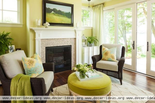 Palmer Point Road Residence 2 Living Room 3 - traditional - living room - minneapolis