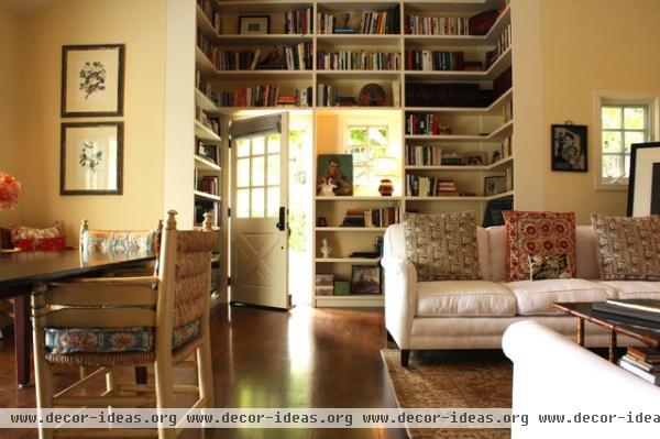 Ojai Guest House - traditional - living room - santa barbara
