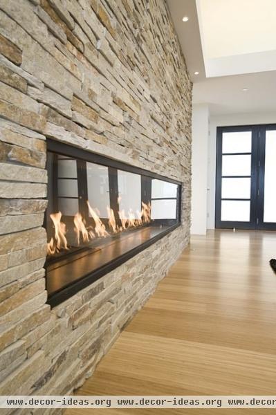 fireplace - contemporary - living room - san francisco