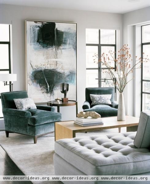 Nob Hill Pied-a-Terre - contemporary - living room - san francisco