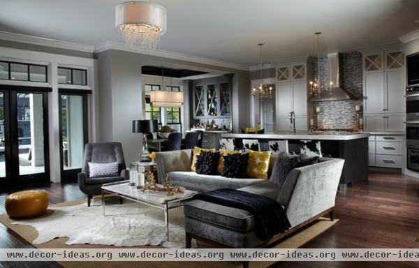 Leach Residence - contemporary - living room - other metro
