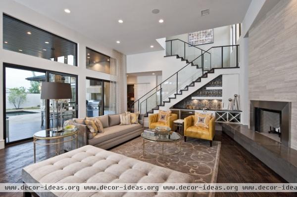 Parade of Homes- Family Room - contemporary - family room - austin