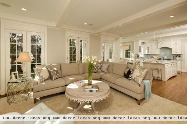 GREEN with Envy: LEED Certified Whole House Renovation - traditional - living room - dc metro