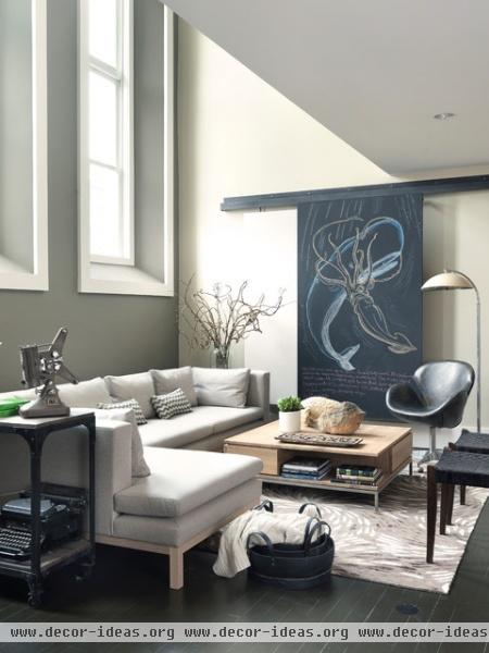 Modern Loft - modern - living room - boston