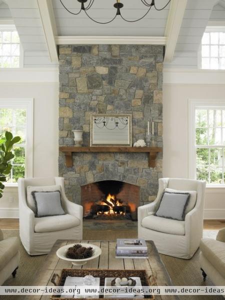 Huestis Tucker Architects, LLC - traditional - family room - new york