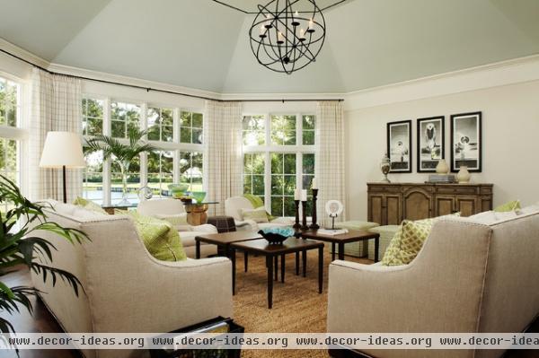 Indian Harbor Residence - traditional - family room - other metro
