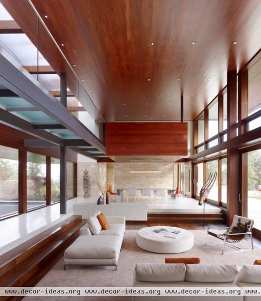 Modern Peninsula Estate - modern - living room - san francisco