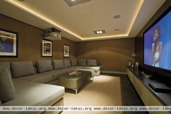 Contemporary - contemporary - media room - london