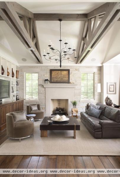 Family Room - traditional - family room - chicago