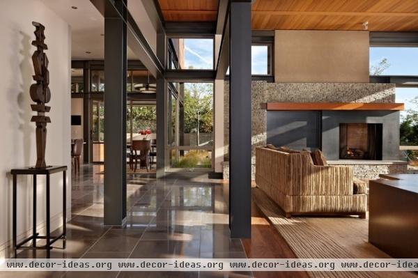 Lake House Two - Living Room - modern - living room - seattle