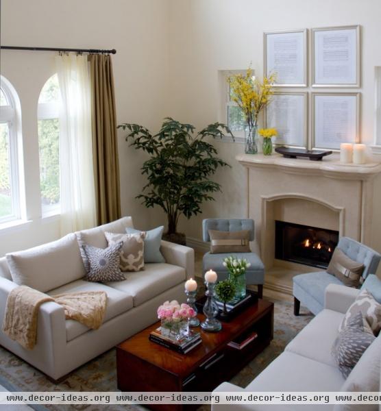Contemporary and Casual Living room - traditional - living room - los angeles