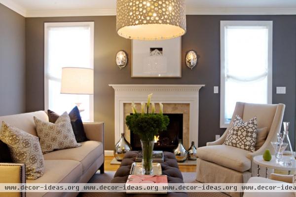 Heather Garrett Design - contemporary - living room - raleigh