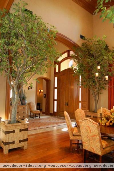Residential Steel Art Tree Installations - traditional - living room - other metro
