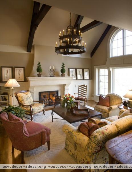 Ferndale Residence - traditional - living room - minneapolis
