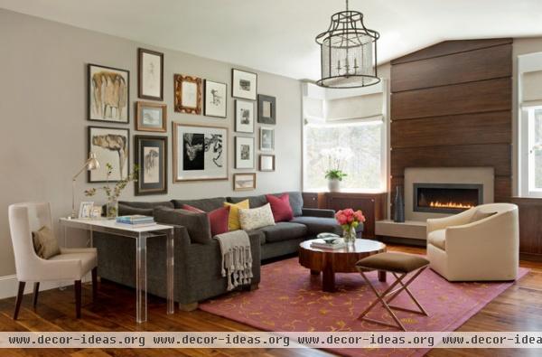 Wordly in Los Altos - contemporary - family room - san francisco