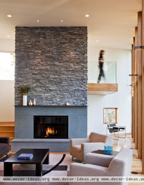 Farquar Lake Residence - contemporary - living room - minneapolis