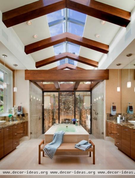 Tuscan Sun - contemporary - bathroom - orlando