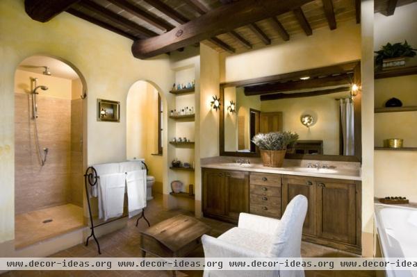 Villa Cetona, Siena - Italy - traditional - bathroom - other metro