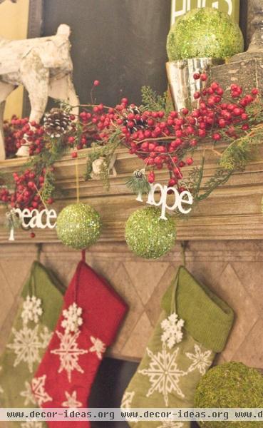 Christmas Decor - traditional - family room - phoenix