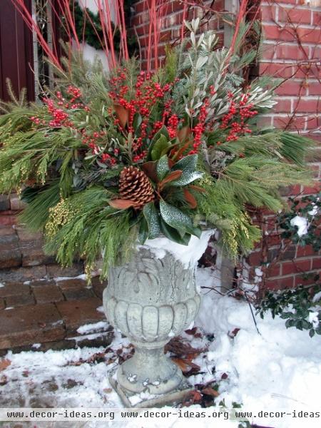 All Season Containers - traditional - porch - chicago