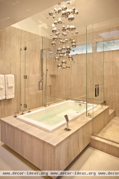Master Bathroom Tub & Showers - contemporary - bathroom - los angeles
