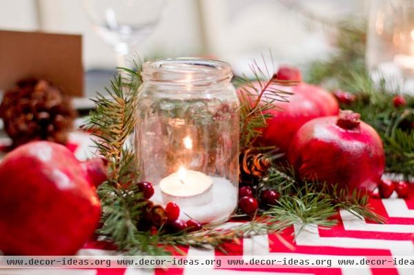 Winter Tablescape - eclectic - dining room - new york