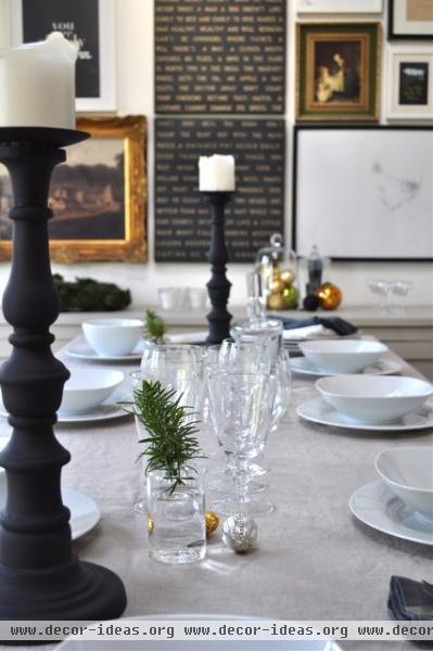 Christmas Decor - eclectic - dining room - london