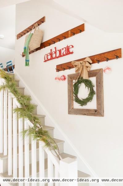 Holiday Decor - contemporary - staircase - columbus