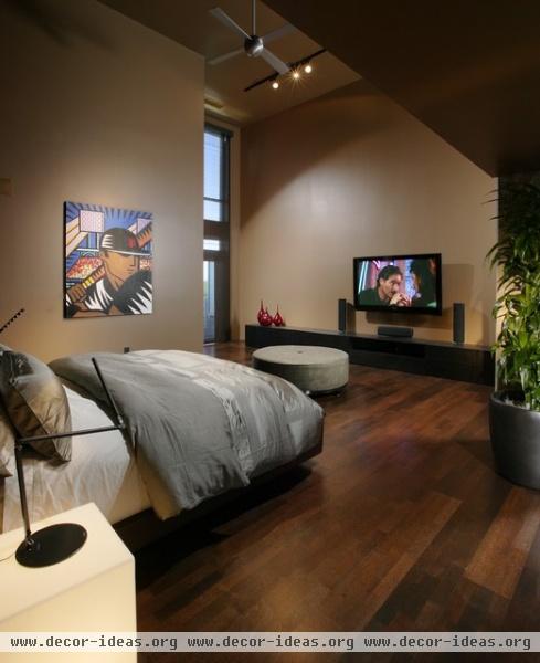L Street Penthouse, Sacramento CA - contemporary - bedroom - sacramento