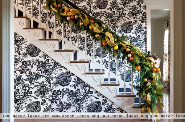 Tobi Fairley Holiday - eclectic - staircase - little rock