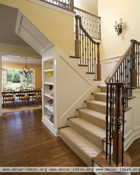 Elegant First Floor Renovation - traditional - staircase - new york