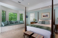 Soothing Master Bedroom and Bathroom - traditional - bedroom - atlanta