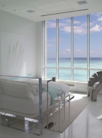 Jennifer Post designed apartment  at The Bath Club, Miami Beach - modern - bedroom - miami