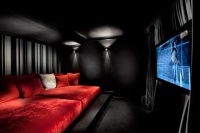 media room - contemporary - media room - other metro