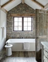 Rustic Redux - modern - bathroom - jackson
