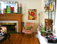 Chromatic Christmas - eclectic - family room - chicago