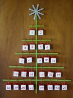 Christmas tree advent calendar - contemporary - family room - san francisco