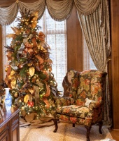 Christmas Interior - traditional - home office - houston