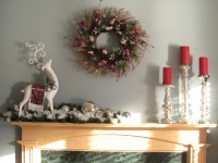 Christmas Mantel - contemporary - family room - toronto