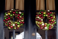 Rhinebeck, NY Winter Decor - traditional - entry - new york