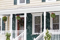 Millbrook, NY, Winter Decor - traditional - porch - new york