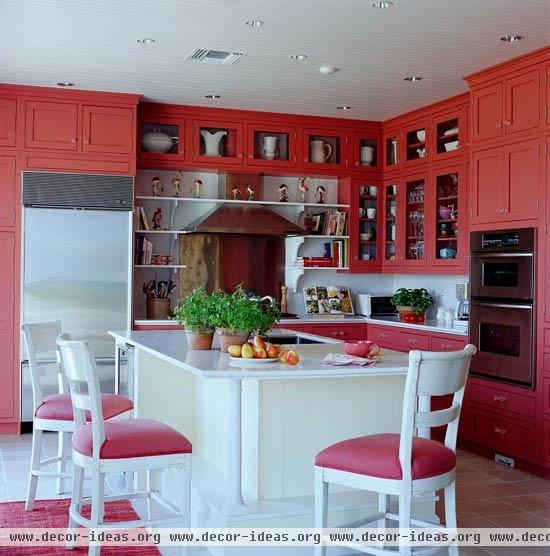 Colorful Kitchens with Charisma