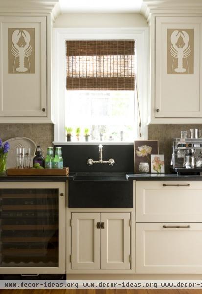 Kitchen Cabinets with Furniture-Style Flair
