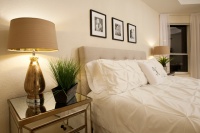 Inspired by the Glamour of Old Hollywood - modern - bedroom - miami