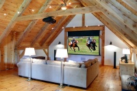 Historic Clapboard Hill - traditional - media room - bridgeport