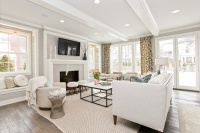 Modern Cottage Dream Home in Edina - modern - living room - minneapolis