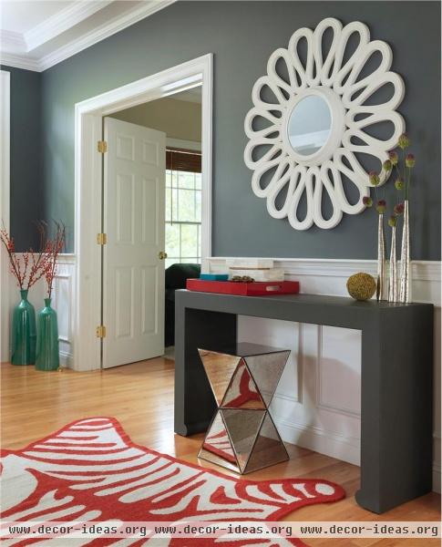 Dramatic Contemporary Foyer by Rachel Reider Dramatic Contemporary Foyer by Rachel Reider