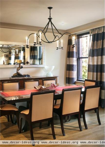 Elegant Contemporary Dining Room by Gail Shields-Miller