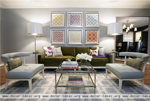 Elegant Contemporary Living Room by Beth Dotolo & Carolina Gentry