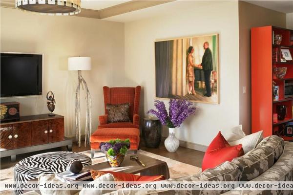 Elegant Transitional Living Room by Gail Shields-Miller